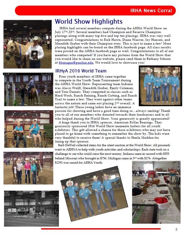 Irha august 2016 news corral pg 2