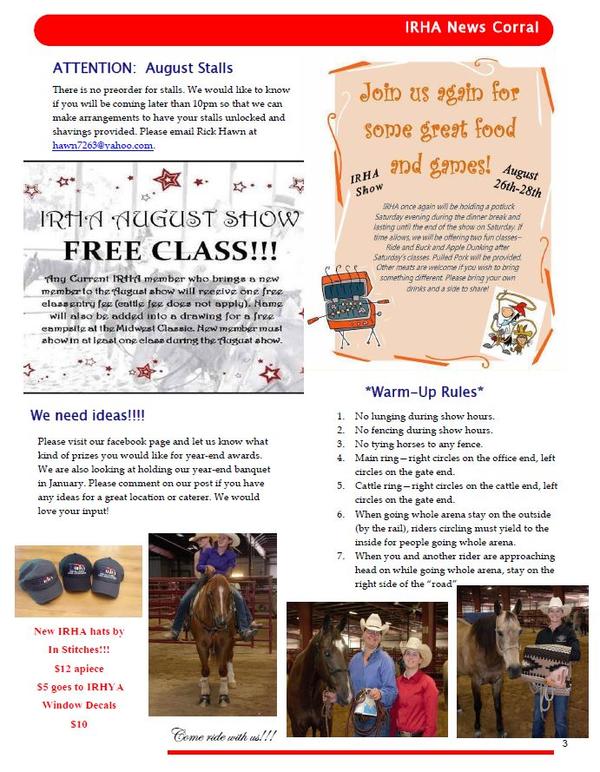 Irha august 2016 news corral pg 3